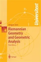 Book cover of Riemannian Geometry and Geometric Analysis (3rd ed.) by Jürgen Jost