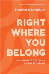 Book cover of Right Where You Belong by Heather MacFadyen