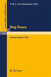 Book cover of Ring Theory by Freddy M.J. van Oystaeyen