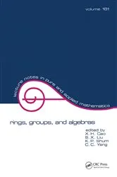 Book cover of Rings, Groups, and Algebras by Unknown