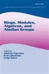 Book cover of Rings, Modules, Algebras, and Abelian Groups by Alberto Facchini