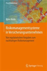 Book cover of Risikomanagementsysteme in Versicherungsunternehmen by Björn Wolle