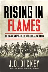 Book cover of Rising in Flames by J. D Dickey