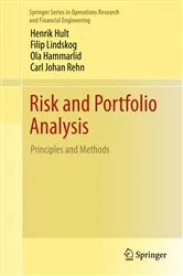 Book cover of Risk and Portfolio Analysis by Henrik Hult