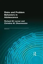 Book cover of Risks and Problem Behaviors in Adolescence by Richard M. Lerner