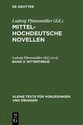 Book cover of Rittertreue by Ludwig Pfannmüller