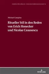 Book cover of Ritueller Stil in den Reden von Erich Honecker und Nicolae Ceausescu by Unknown