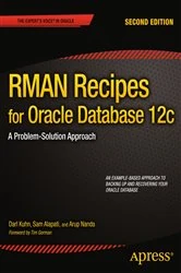 Book cover of RMAN Recipes for Oracle Database 12c (2nd ed.) by Darl Kuhn