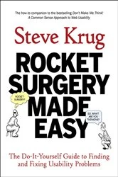 Book cover of Rocket Surgery Made Easy by Steve Krug