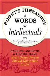 Book cover of Roget's Thesaurus of Words for Intellectuals by David Olsen