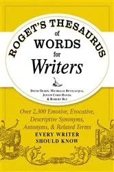 Book cover of Roget's Thesaurus of Words for Writers by David Olsen