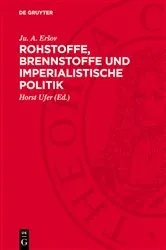Book cover of Rohstoffe, Brennstoffe und imperialistische Politik by Unknown