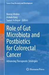 Book cover of Role of Gut Microbiota and Postbiotics for Colorectal Cancer by Neeraj Mishra