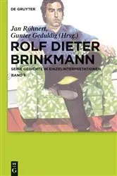 Book cover of Rolf Dieter Brinkmann by Jan Röhnert