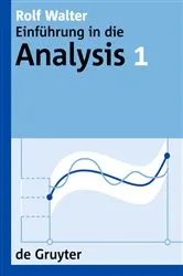 Book cover of Rolf Walter: Einführung in die Analysis. 1 by Rolf Walter