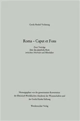 Book cover of Roma â€” Caput et Fons by Arnold Angenendt