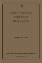 Book cover of Roman Military Diplomas 1954 to 1977 by Margaret M Roxan