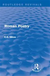 Book cover of Roman Poetry by E.E. Sikes