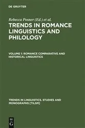 Book cover of Romance Comparative and Historical Linguistics by Unknown