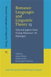 Book cover of Romance Languages and Linguistic Theory 13 by Unknown
