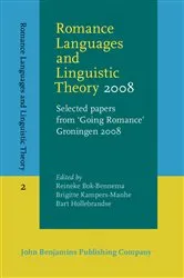 Book cover of Romance Languages and Linguistic Theory 2008 by Unknown