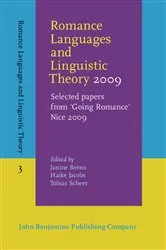 Book cover of Romance Languages and Linguistic Theory 2009 by Unknown