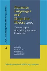 Book cover of Romance Languages and Linguistic Theory 2010 by Irene Franco