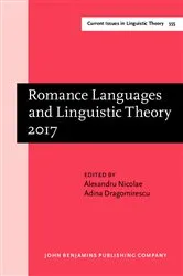 Book cover of Romance Languages and Linguistic Theory 2017 by Alexandru Nicolae