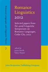 Book cover of Romance Linguistics 2012 by Jason Smith