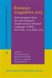 Book cover of Romance Linguistics 2013 by Christina Tortora