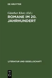 Book cover of Romane im 20. Jahrhundert by Günther Klotz