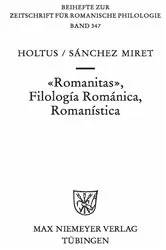 Book cover of Romanitas - Filología Románica - Romanística by Unknown