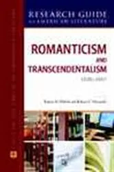 Book cover of Romanticism and Transcendentalism, 1820-1865 by Robert D. Habich