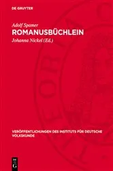Book cover of Romanusbüchlein by Adolf Spamer