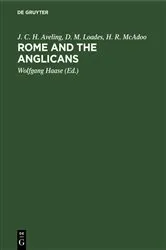 Book cover of Rome and the Anglicans by J. C. H. Aveling