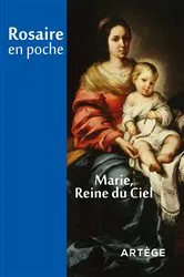 Book cover of Rosaire en poche - Marie, reine du Ciel by Cédric Chanot