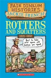 Book cover of Rotters and Squatters by Jackie French