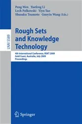 Book cover of Rough Sets and Knowledge Technology by Tianrui Li