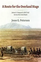 Book cover of Route for the Overland Stage by Jesse G. Petersen