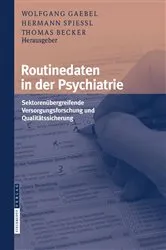 Book cover of Routinedaten in der Psychiatrie by Wolfgang Gaebel