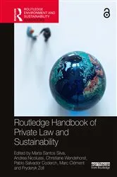 Book cover of Routledge Handbook of Private Law and Sustainability by Marta Santos Silva