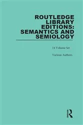 Book cover of Routledge Library Editions: Semantics and Semiology by Various