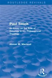 Book cover of Routledge Revivals: Paul Tillich (1973) by Alistair Macleod