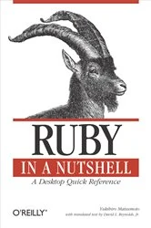 Book cover of Ruby in a Nutshell by Yukihiro Matsumoto