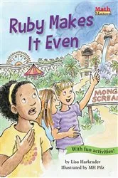 Book cover of Ruby Makes It Even! by Lisa Harkrader