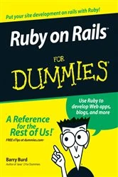 Book cover of Ruby on Rails For Dummies by Barry Burd