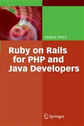 Book cover of Ruby on Rails for PHP and Java Developers by Deepak Vohra