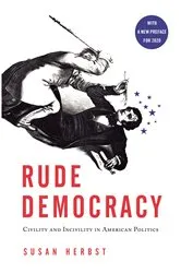 Book cover of Rude Democracy by Susan Herbst
