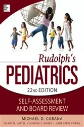 Book cover of Rudolphs Pediatrics Self-Assessment and Board Review by Unknown
