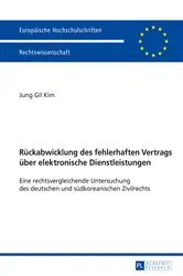Book cover of Rueckabwicklung des fehlerhaften Vertrags ueber elektronische Dienstleistungen by Unknown